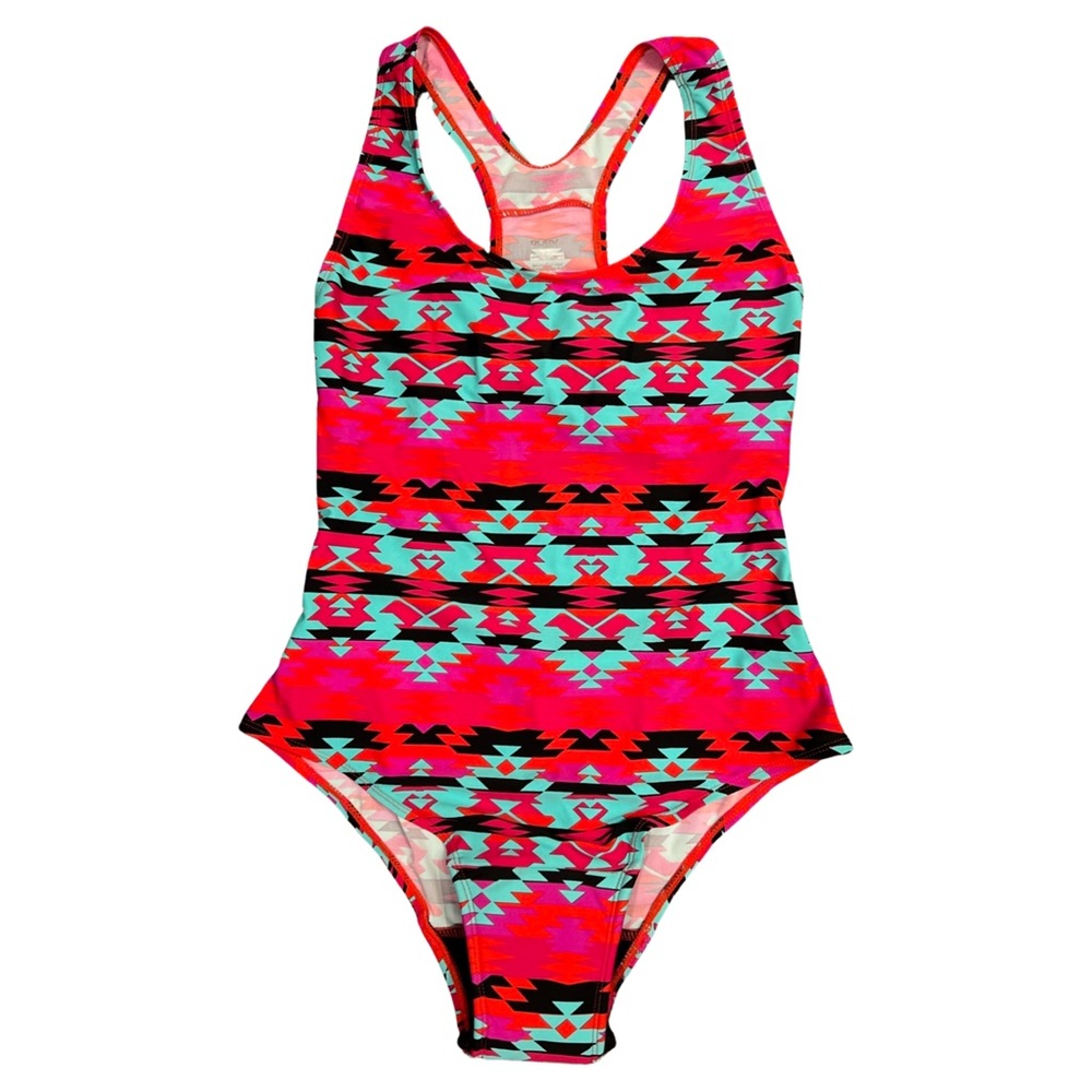 Ruby Love period swimsuit bathing suit, Aztec, Gusset Racerback S Max Protection